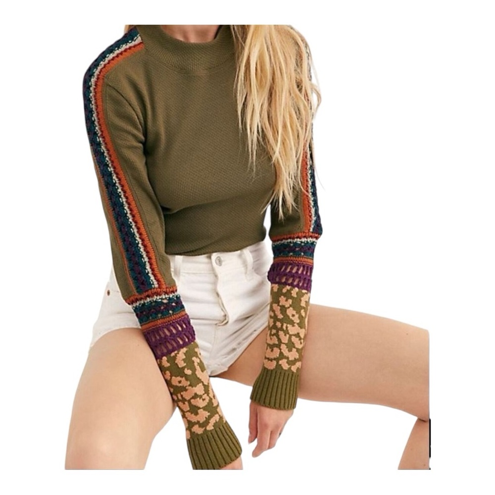 Free People Switch It Up Thermal top size L